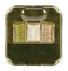 LARGE GLASS STORE COUNTER CHANGE TRAY FOR WRIGLEY'S CHEWING GUM
