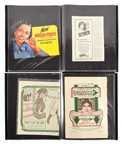 COLLECTION OF 2 CHEWING GUM EPHEMERA