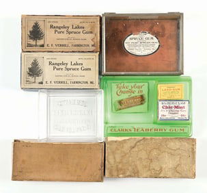 COLLECTION OF 7 VARIOUS CHEWING GUM ITEMS
