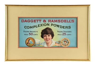 DAGGETT & RAMSDELL'S COMPLEXION POWDERS LITHOGRAPH