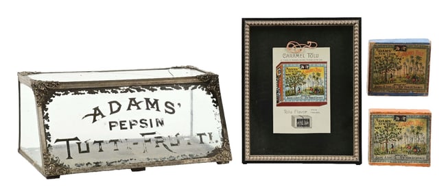 COLLECTION OF 4 CHEWING GUM MEMORABILIA ITEMS