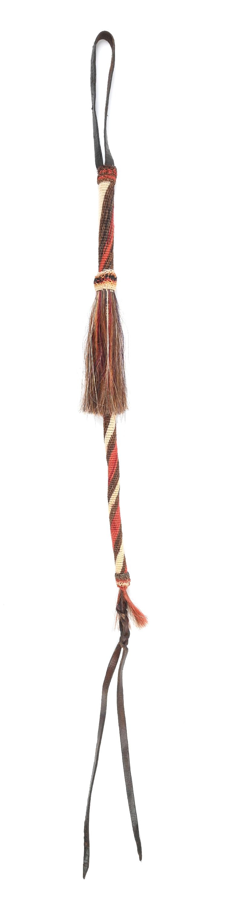 PRISON MADE HITCHED HORSEHAIR QUIRT