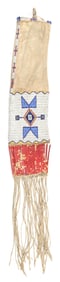 PLAINS BEADED AND QUILLED PIPE BAG