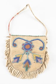 SANTEE SIOUX BEADED BAG