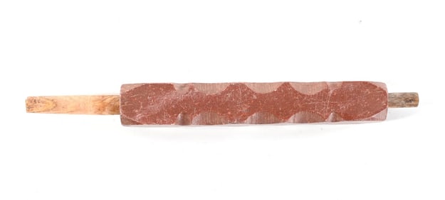 CATLINITE CARVED PIPE