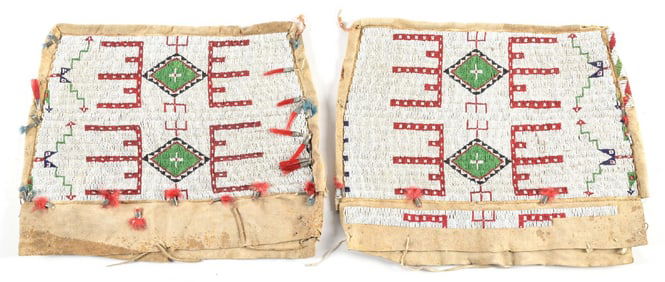 SIOUX BEADED TIPI BAGS