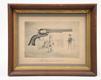 COLT'S PATENT FIRE ARMS, PEACEMAKER REVOLVER PRINT