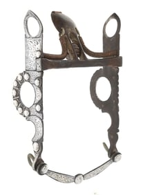GARCIA SILVER INLAID SPADE BIT