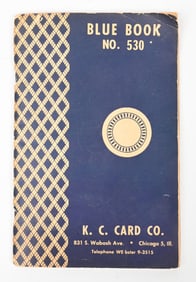 BLUE BOOK NO. 530 BY K.C. CARD & CO.