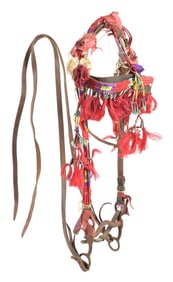 QUIILED PLAINS INDIAN BRIDLE