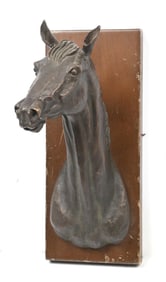 EARLE ERIK HEIKKA HORSE HEAD BRONZE MONTANA