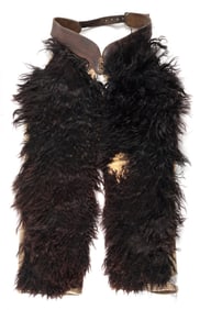 DARK BROWN WOOLIE CHAPS