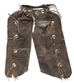 S.C. GALLUP LEATHER CHAPS