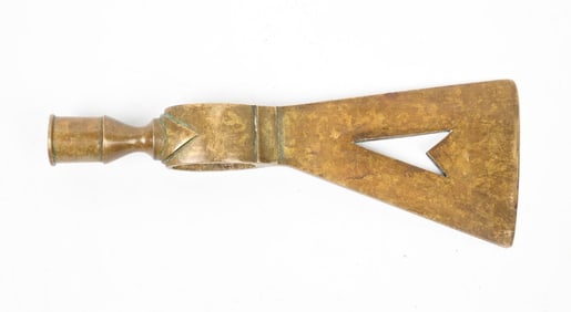 WESTERN BRASS TOMAHAWK BLADE