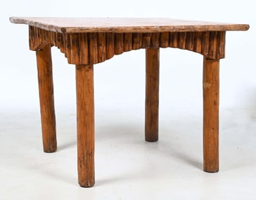 WESTERN "MOLESWORTH STYLE" SQUARE TABLE