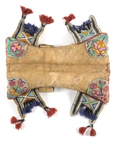 BEADED NATIVE AMERICAN SADDLE