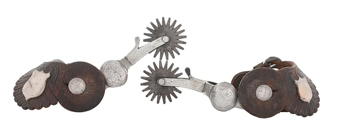 CROCKETT "FRONTIER" SPURS
