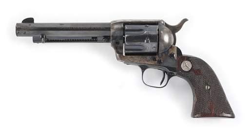(C) COLT SINGLE ACTION ARMY .38 COLT SPECIAL REVOLVER.