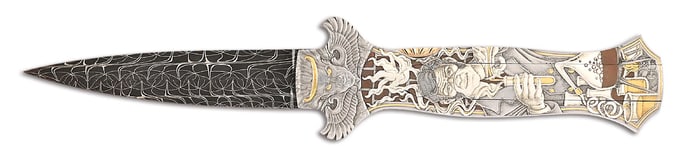 JOE KIOUS DR. JEKYLL AND MR. HYDE DEAD BUG DOUBLE POCKET LOCKET AUTO KNIFE.