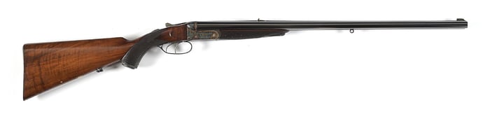 (C) TRULOCK & HARRIS .450 NITRO EXPRESS DOUBLE RIFLE.