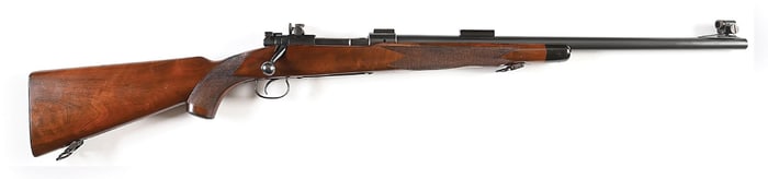 (C) RARE DELUXE WINCHESTER MODEL 54 BOLT ACTION RIFLE IN .22 HORNET.
