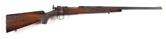 (C) MAUSER BOLT ACTION SPORTING RIFLE IN .400 WHELEN.