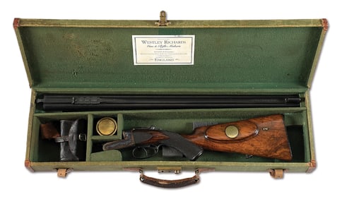 (C) WESTLEY RICHARDS SHERWOOD .32-40 EXPRESS DOUBLE RIFLE.