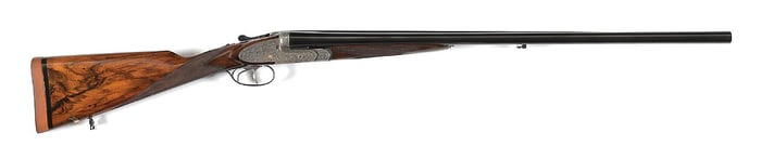 (C) AWARD WINNING WEBLEY & SCOTT SLE MADE FOR THE STANZANI BROTHERS, ENGRAVED BY HYPPOLITE