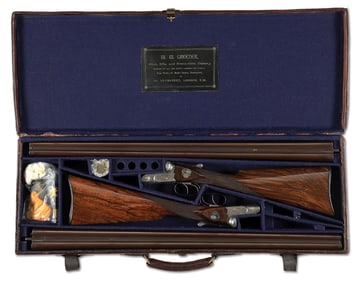 (A) SEQUENTIAL SERIAL NUMBERED SET OF W.W. GREENER SIDE BY SIDE 12 GAUGE SHOTGUNS.