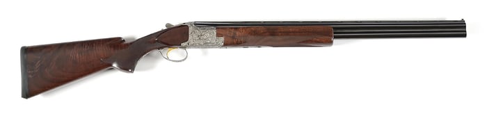 (C) BAERTEN ENGRAVED DIANA GRADE BROWNING SUPERPOSED 12 GAUGE OVER/UNDER SHOTGUN.