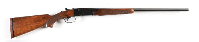 (C) WINCHESTER MODEL 21 SIDE BY SIDE 20 GAUGE SHOTGUN.