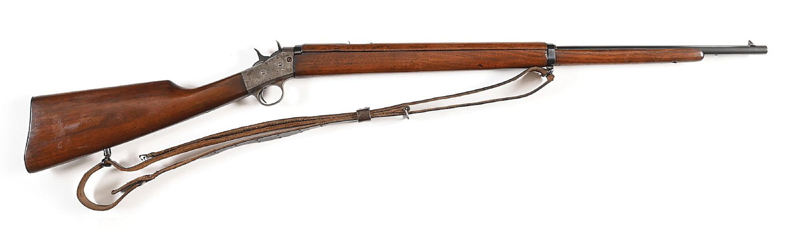 (C) RARE REMINGTON 4-S AMERICAN BOY SCOUT ROLLING BLOCK RIFLE.: Dating to 1913 when it was introduced and accepted by the American Boy Scouts, then replaced by the Military Model in 1914. The American Boy Scouts was one of three Boy Scout organizations in 1913. Th