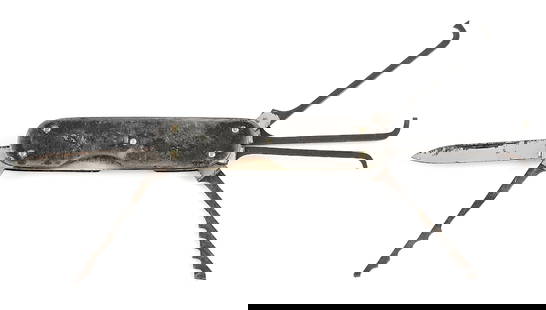 US WWII OSS LOCKPICKING KNIFE.: During World War II the OSS determined that a lockpicking knife would be necessary for issue to some of its members. Discussions were held in February and March 1944 with the Ulster Knife Company who