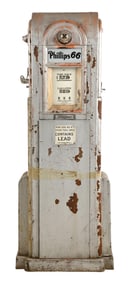 WAYNE MODEL #60 GAS PUMP FOR PHILLIPS 66 GASOLINE.