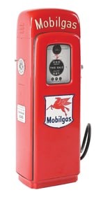 MARTIN & SCHWARTZ MODEL #80 MOBILGAS SCRIPT TOP GAS PUMP
