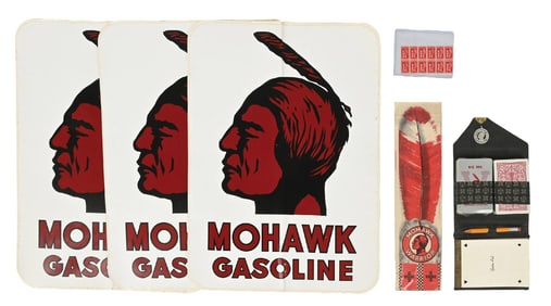 COLLECTION OF 6: MOHAWK GASOLINE SERVICE STATION EPHEMERA.