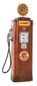 WAYNE MODEL #80 GAS PUMP IN GILMORE GASOLINE.