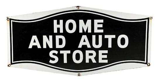 OTASCO HOME & AUTO STORE PORCELAIN SIGN.
