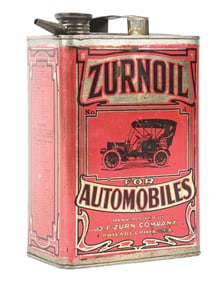 ZURNOIL MOTOR OIL FOR AUTOMOBILES 1 GALLON CAN.