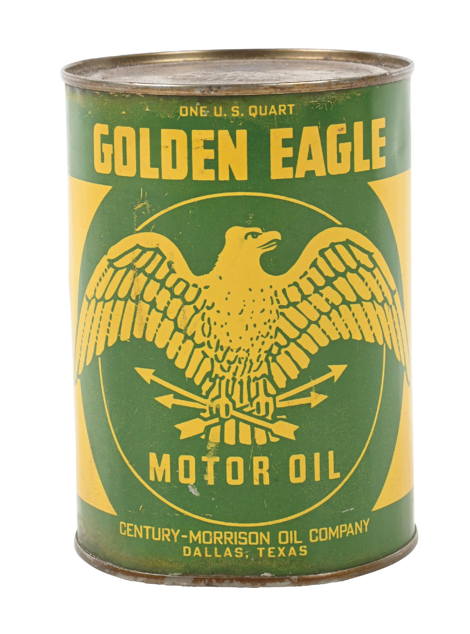 GOLDEN EAGLE MOTOR OIL 1 QUART CAN. (1 of 4)
