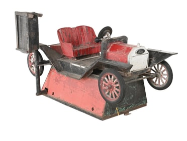 COIN OPERATED FORD TOURING CAR CHILDREN'S RIDE.