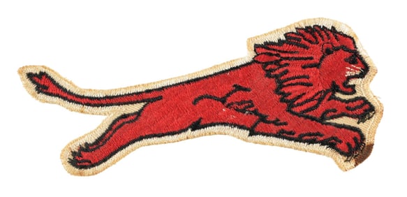 RARE ORIGINAL GILMORE GASOLINE STITCHED SERVICE STATION ATTENDANT JACKET PATCH.