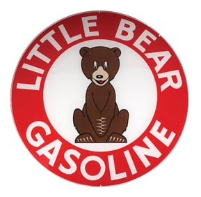 LITTLE BEAR GASOLINE SINGLE 13.25" GLOBE LENS AGS 94.