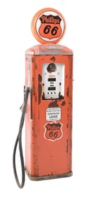 TOKHEIM GAS PUMP IN PHILLIPS 66 GASOLINE.