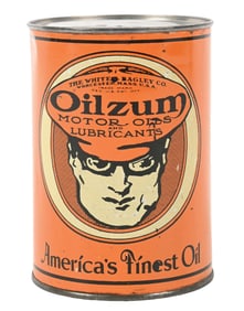 OILZUM MOTOR OIL "AMERICA'S FINEST OIL" 1 QUART CAN.