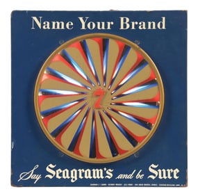 SEAGRAMS COLOR IN MOTION ADVERTISING DISPLAY.