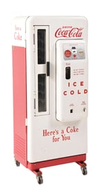 ORIGINAL CAVALIER MODEL #72 COCA COLA VENDING MACHINE.