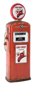 BENNETT GAS PUMP IN TEXACO FIRE-CHIEF GASOLINE.