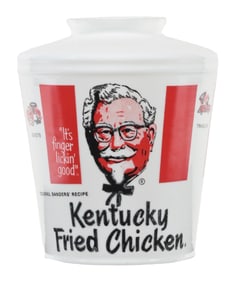 RARE KENTUCKY FRIED CHICKEN RESTAURANT GLOBE LIGHT SHADE.