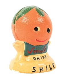 DRINK SMILE CHALK WARE MENU HOLDER.